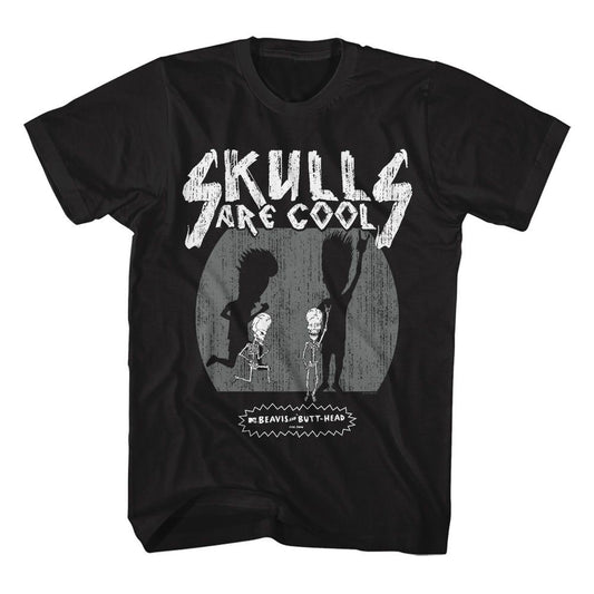 Beavis And Butthead Skulls Are Cool T-shirt Front