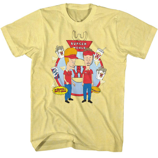Beavis And Butthead Burger World T-shirt Front
