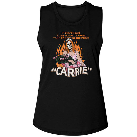 Carrie Deadly Prom Womens Tank Front