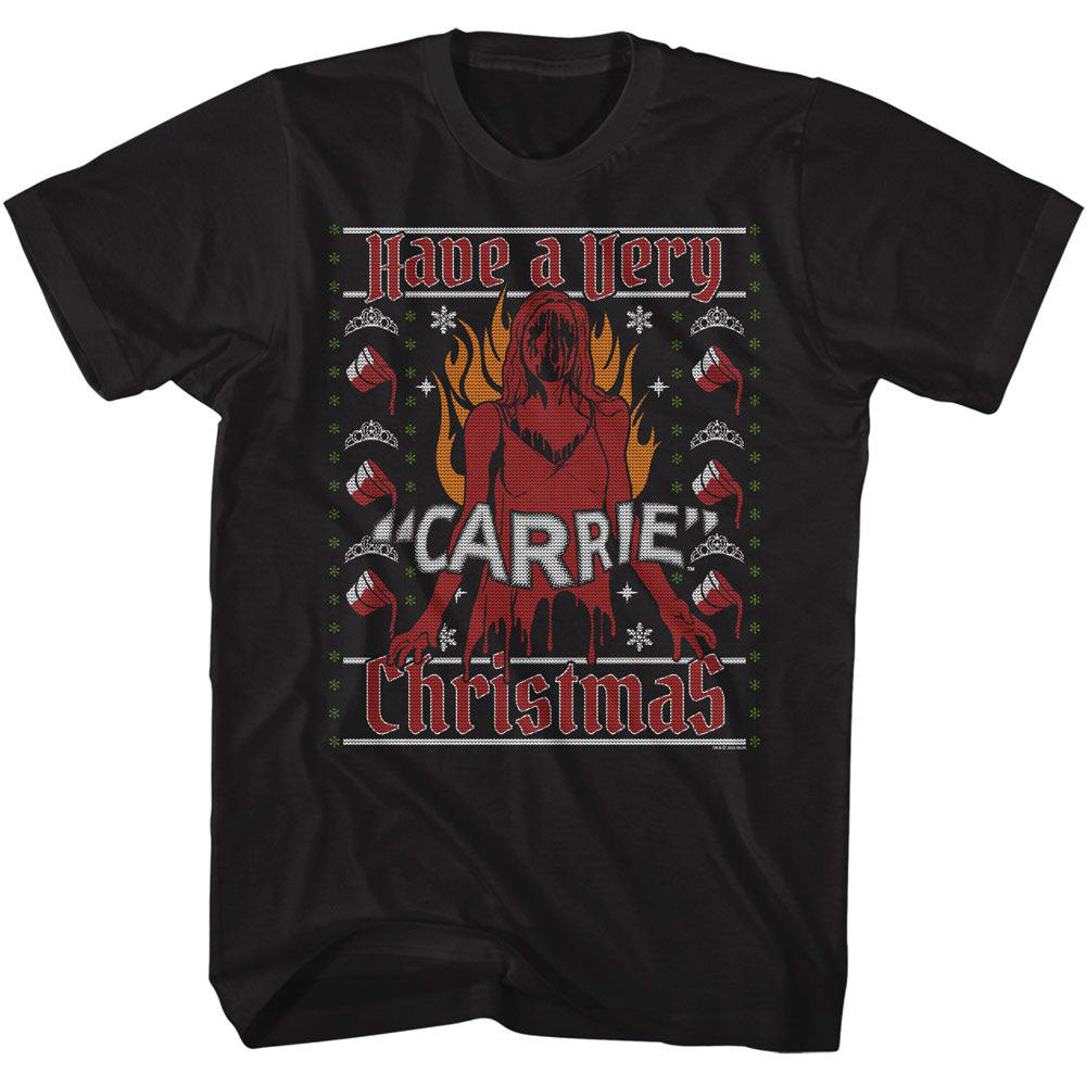 Carrie A Very Carrie Christmas T-shirt Front