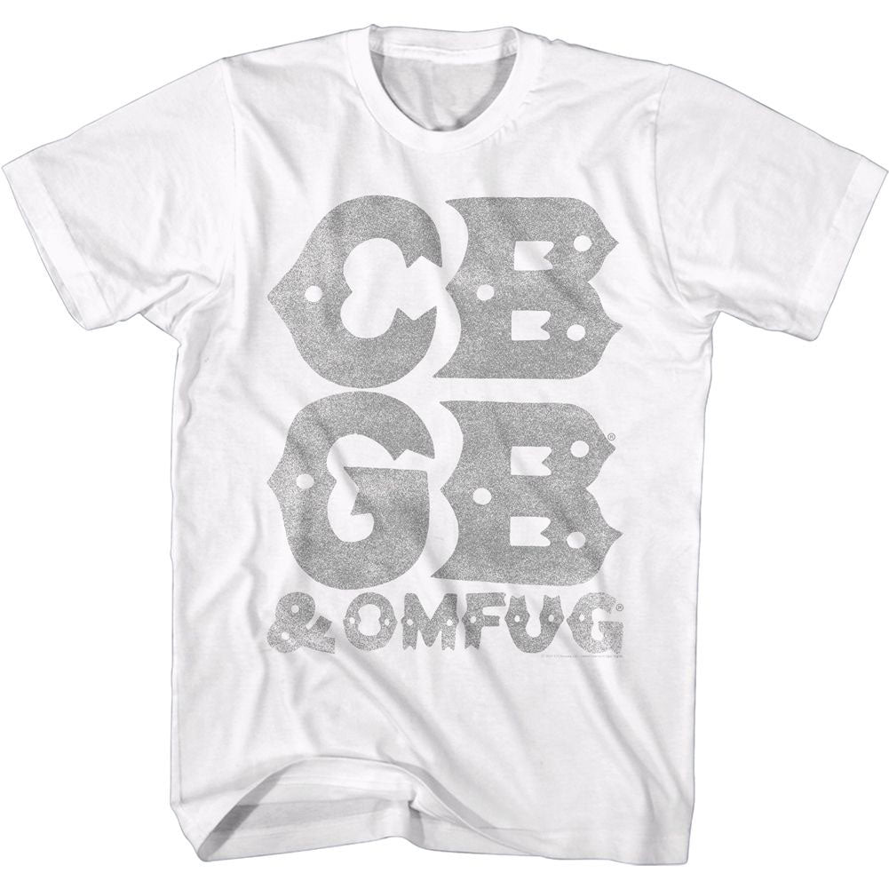 Cbgb Stacked Logo T-shirt Front