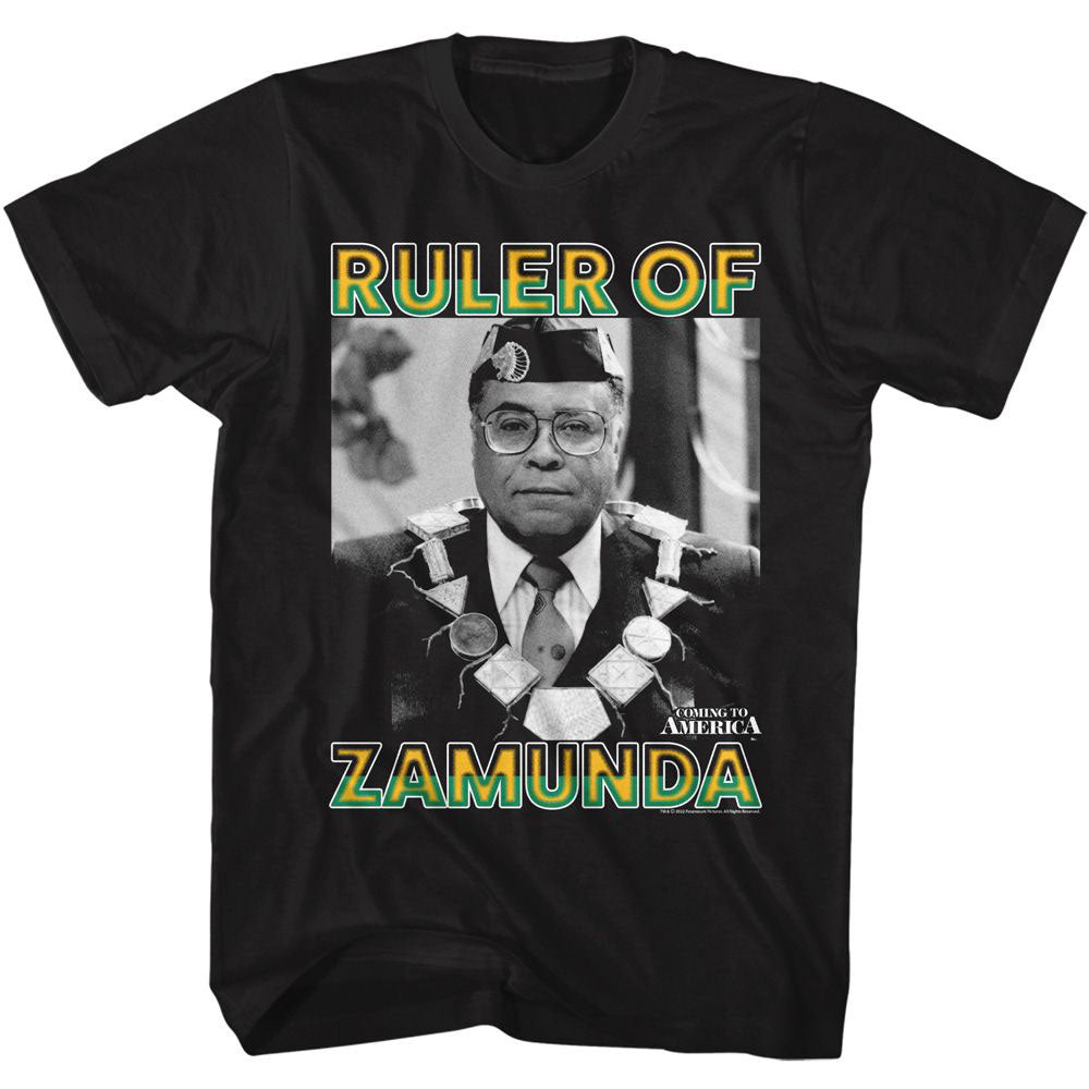 Coming To America Ruler Of Zamunda T-shirt Front