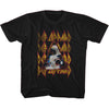 Def Leppard Hysteria Face And Logos Kids Childrens T-shirt