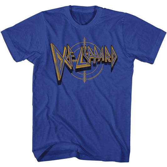 Def Leppard Logo And Crosshairs T-shirt Front