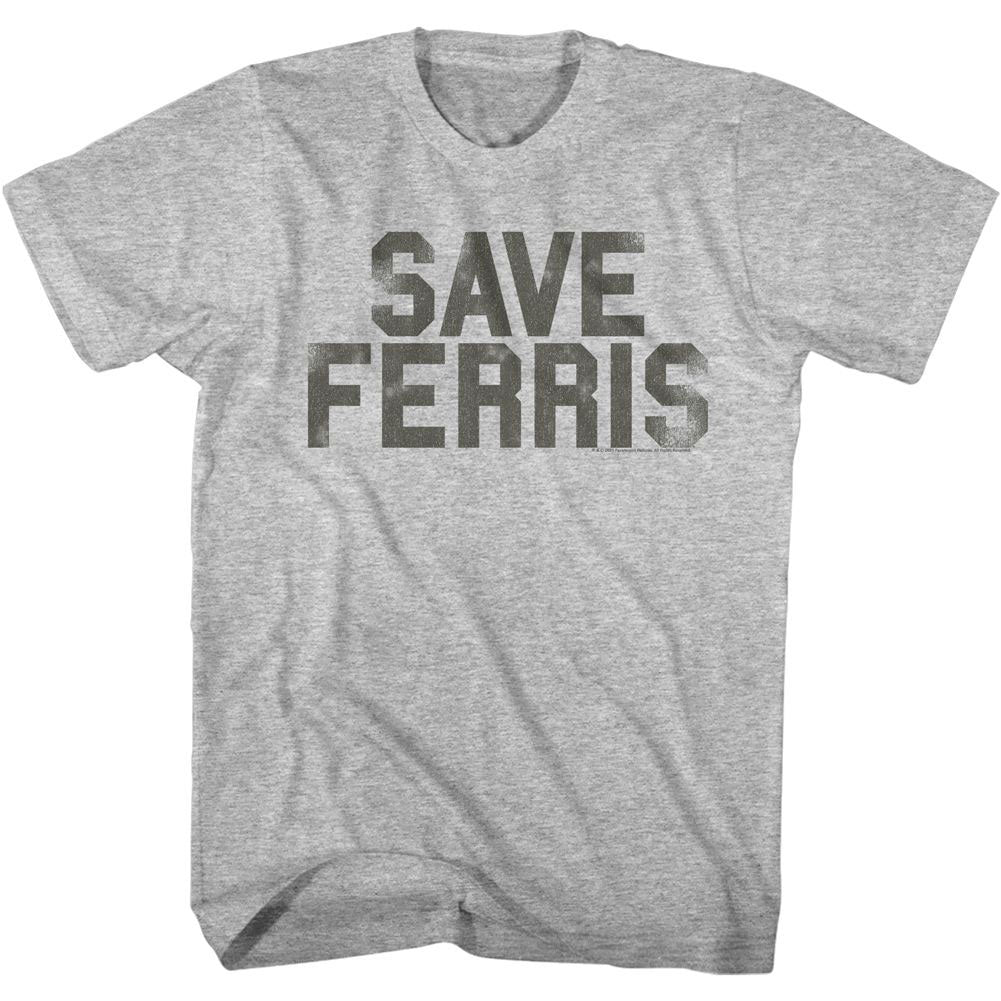 Ferris Beuller's Day Off Save Ferris Penant T-shirt Front