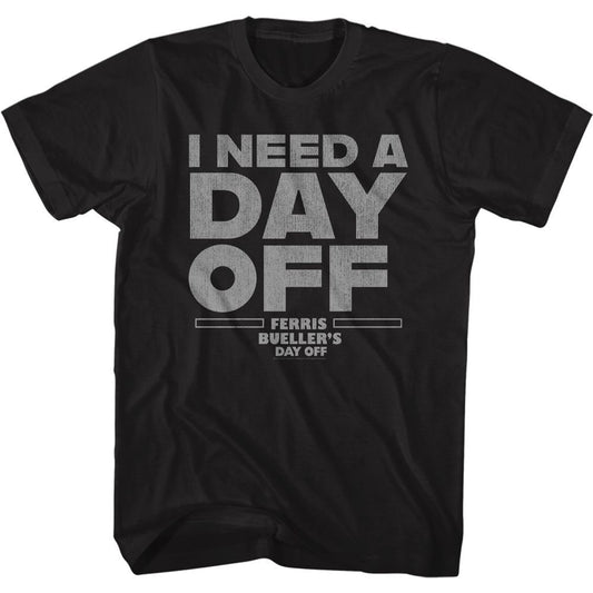 Ferris Beuller's Day Off Day Off Gry Ink T-shirt Front
