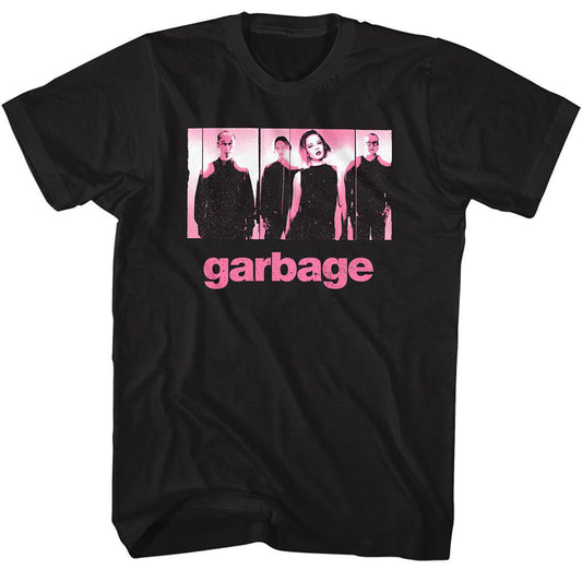 Garbage Pink Offset T-shirt Front