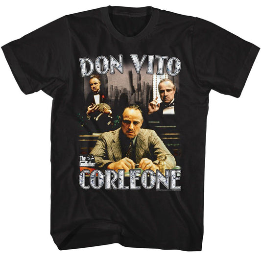 Godfather-don Vito Collage T-shirt Front