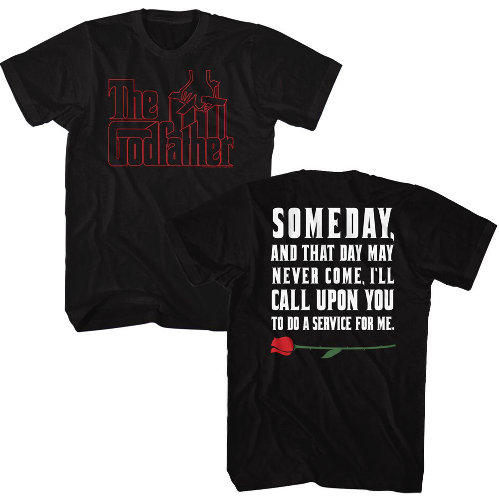 Godfather-do A Service For Me T-shirt Front