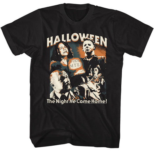 Halloween Five Photo Collage T-shirt Front