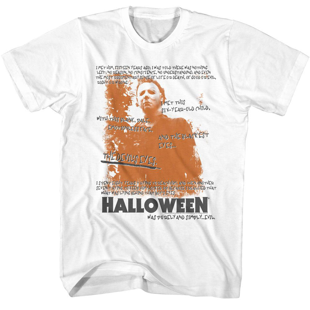 Halloween Handwritten T-shirt Front