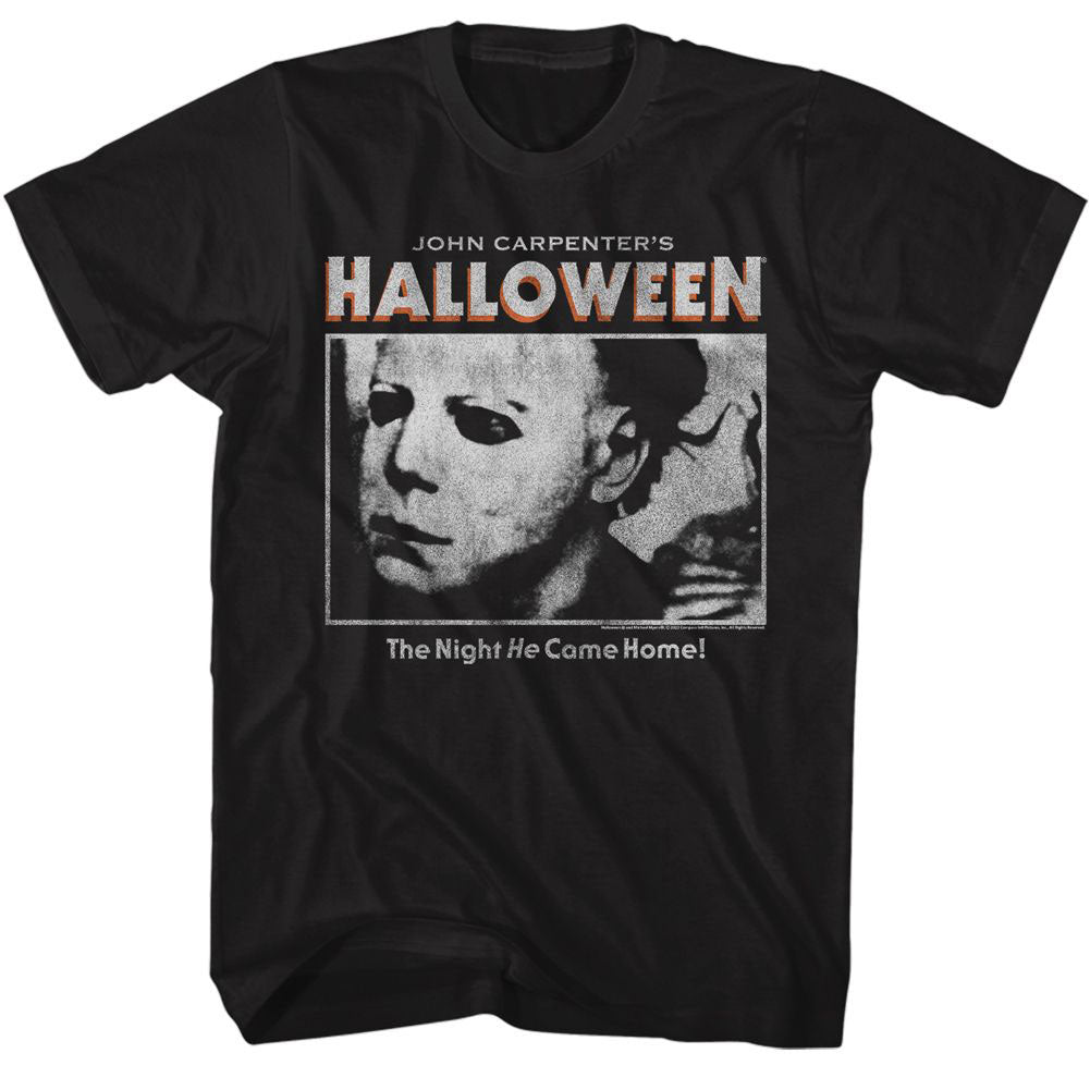 Halloween Logo And Photo T-shirt Front