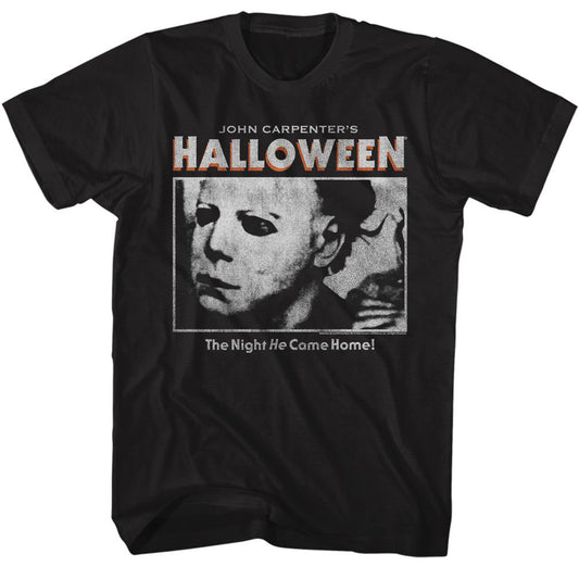 Halloween Logo And Photo T-shirt Front