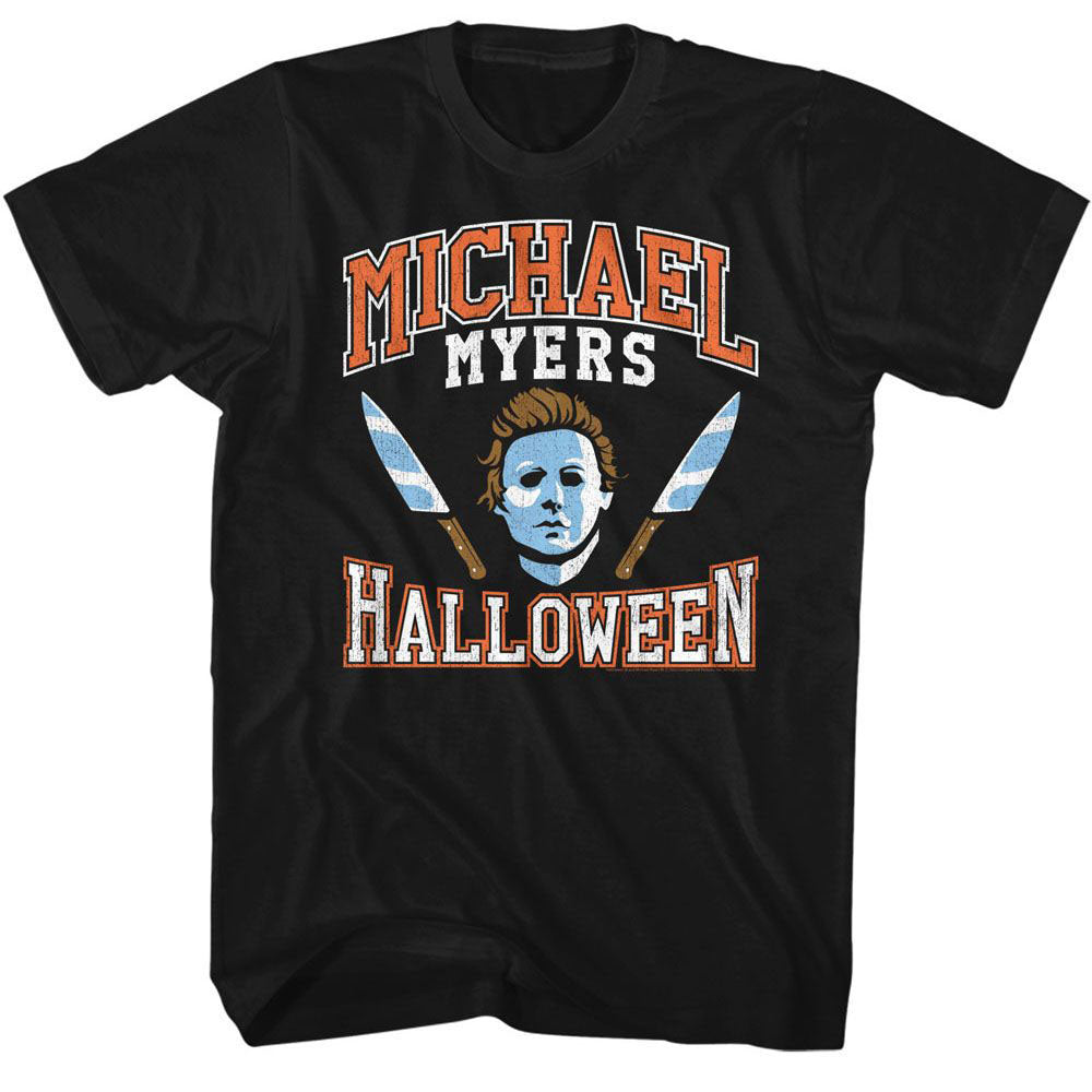 Halloween Varsity Style Michael T-shirt Front