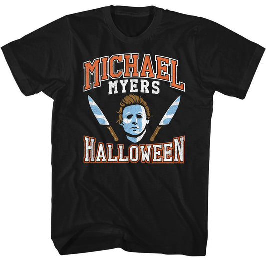Halloween Varsity Style Michael T-shirt Front