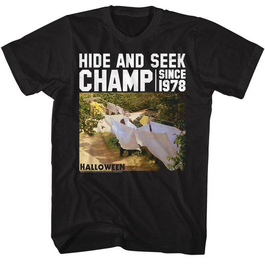 Halloween Hide And Seek T-shirt Front