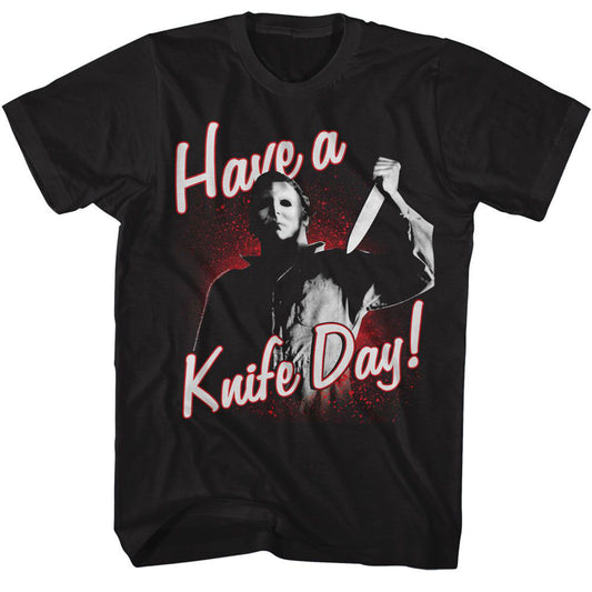 Halloween Have A Knife Day T-shirt Front