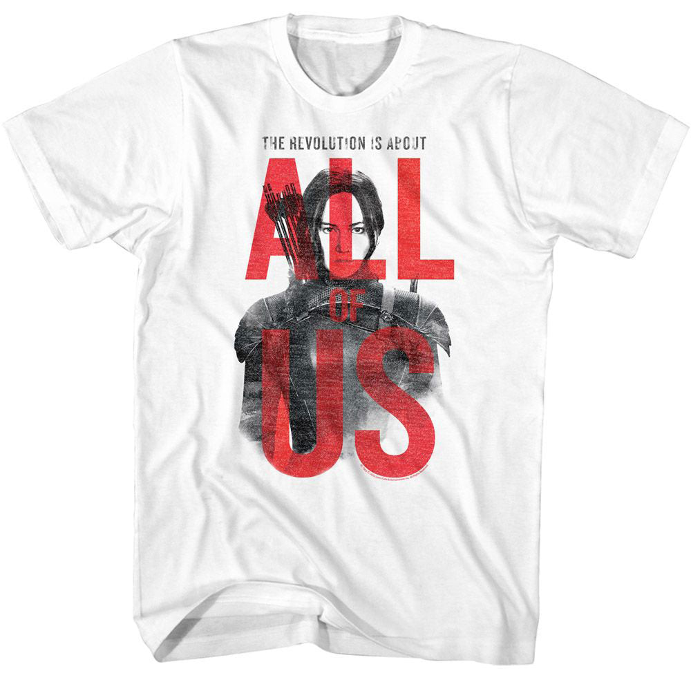 Hunger Games All Of Us T-shirt Front