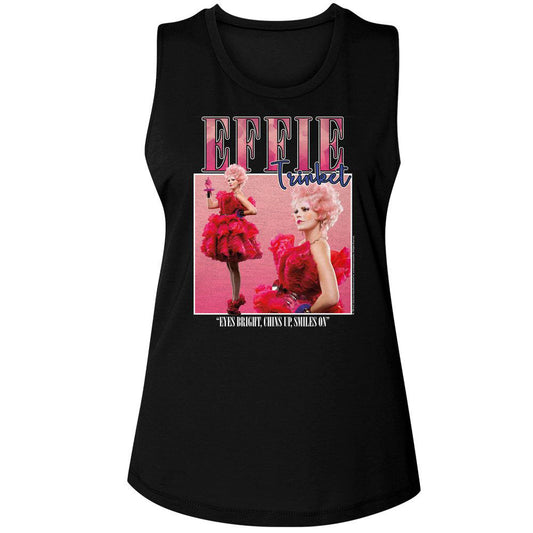 Hunger Games Effie Trinket Square Womens Tank Front