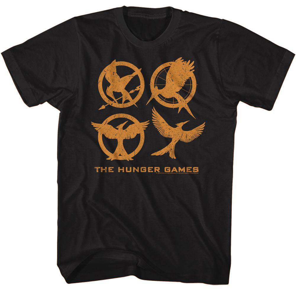 Hunger Games Emblems T-shirt Front