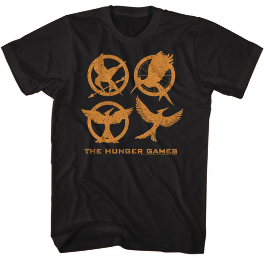 Hunger Games Emblems T-shirt Front