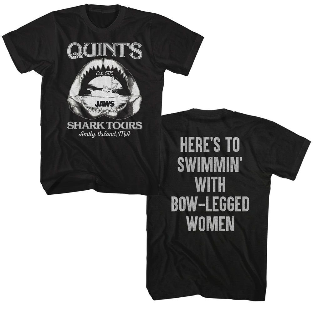 Jaws Quints Quote T-shirt Front