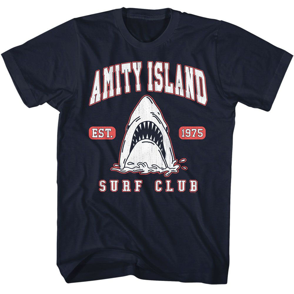 Jaws Surf Club Collegiate T-shirt Front