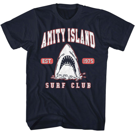 Jaws Surf Club Collegiate T-shirt Front