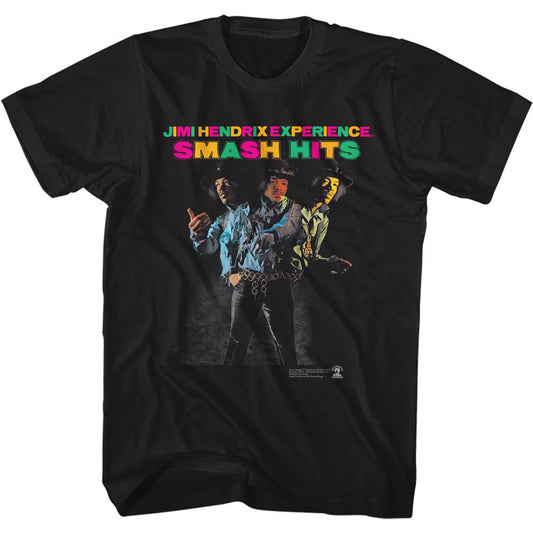 Jimi Hendrix Smash Hits T-shirt Front
