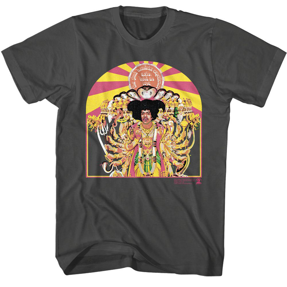 Jimi Hendrix Axis Cover T-shirt Front