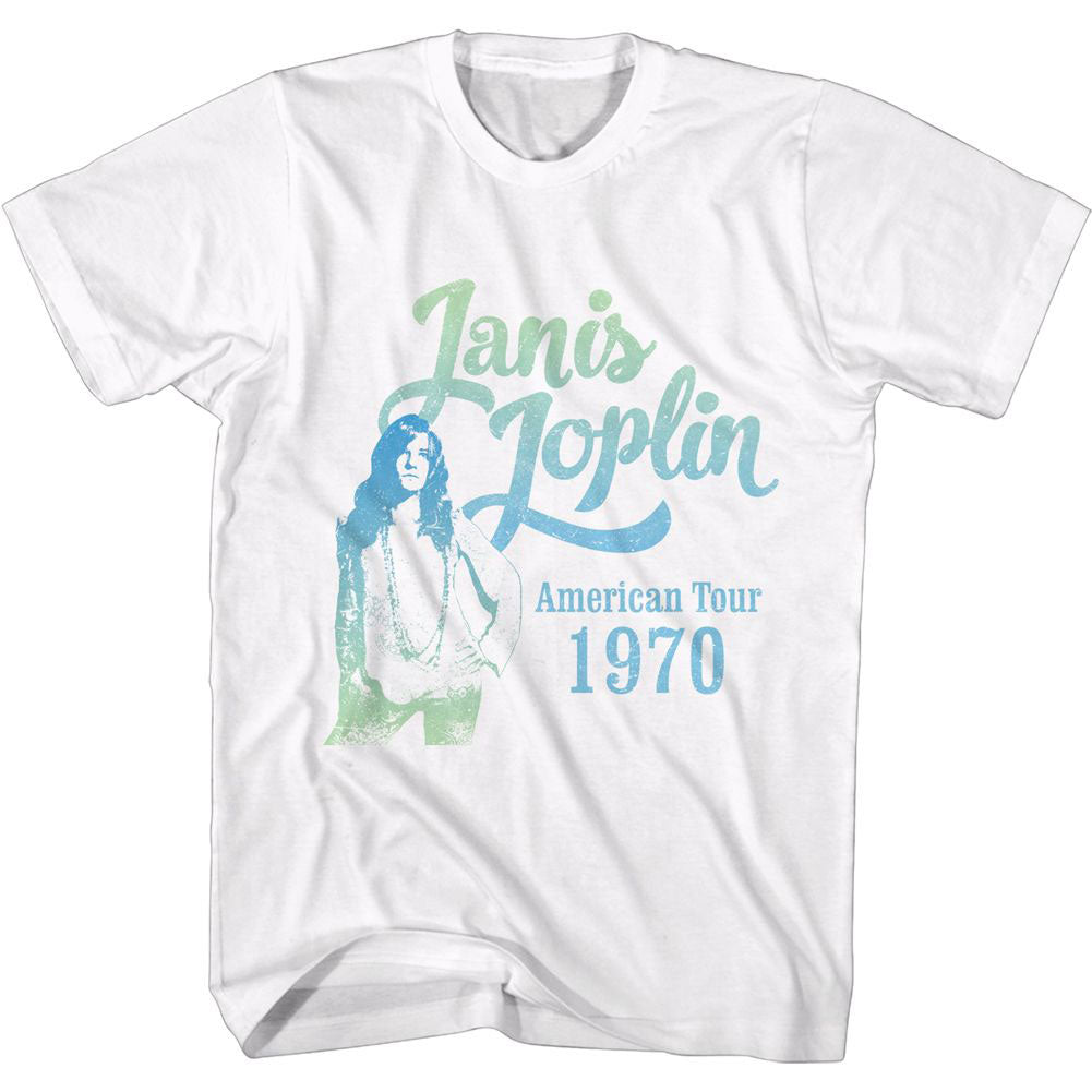 Janis Joplin Gradient T-shirt Front