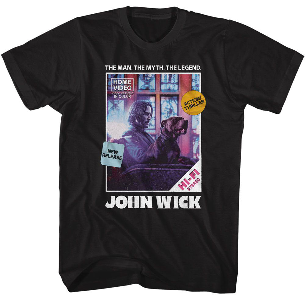 John Wick Vhs Cover T-shirt Front