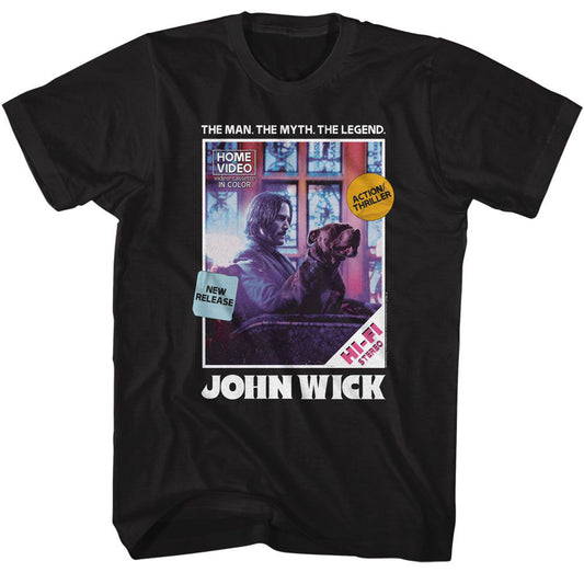 John Wick Vhs Cover T-shirt Front