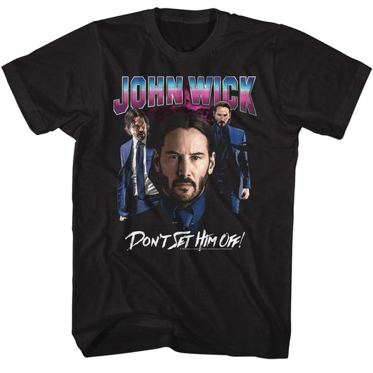 John Wick Shiny Lighting No Gun T-shirt Front