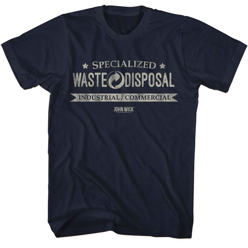 John Wick Waste Disposal T-shirt Front
