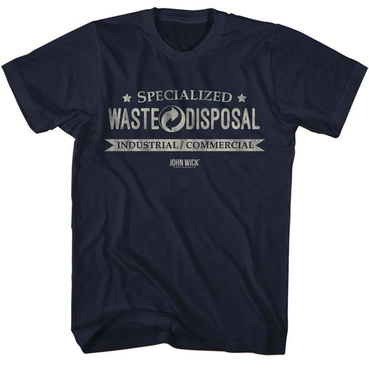John Wick Waste Disposal T-shirt Front