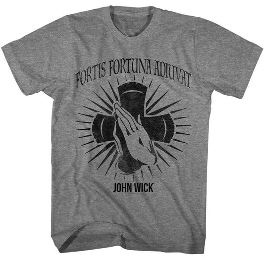 John Wick Fortis Fortuna Adiuvat T-shirt Front