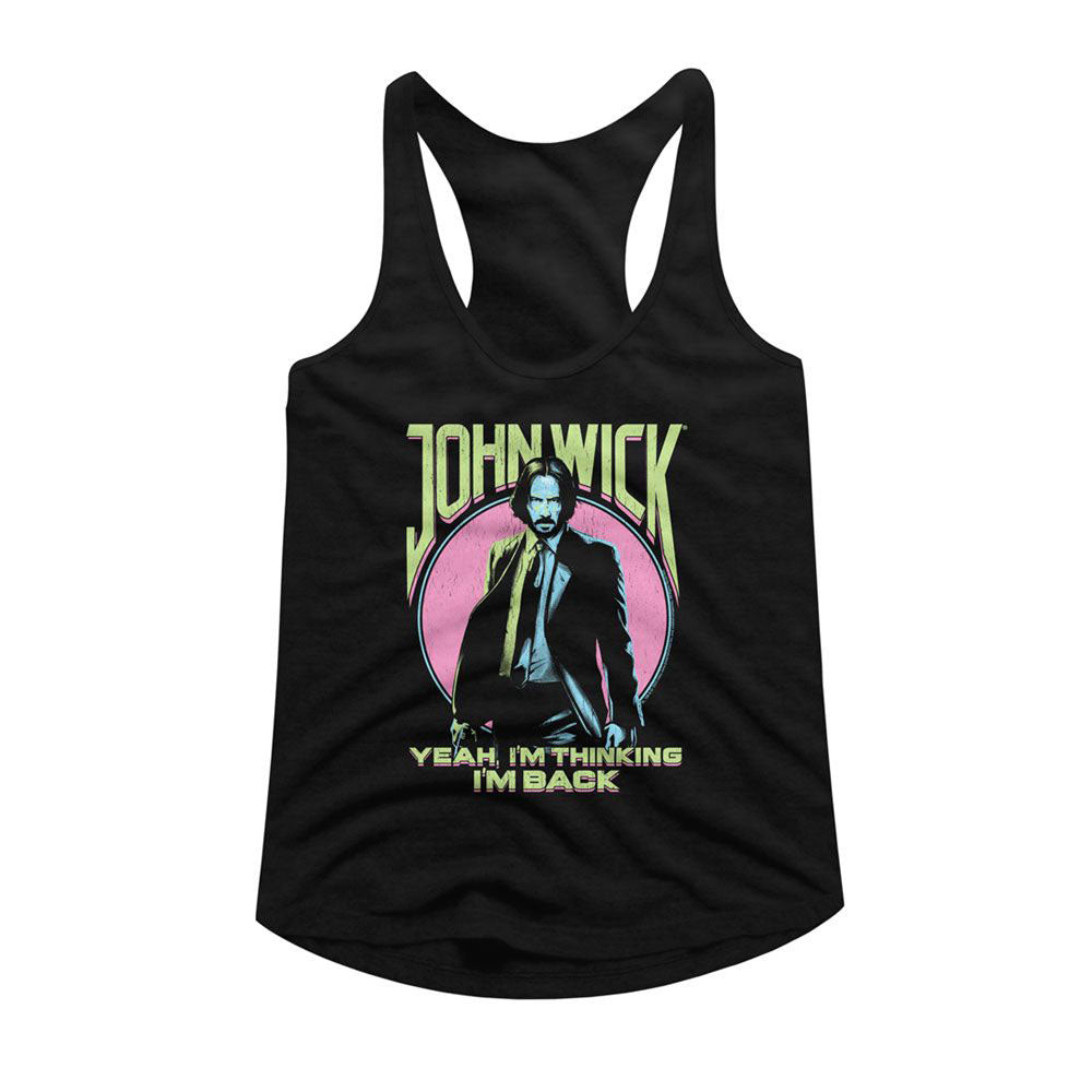John Wick Yeah Im Thinking Im Back Junior Top Front