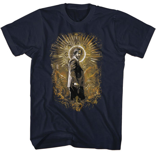 John Wick Gold Halo T-shirt Front
