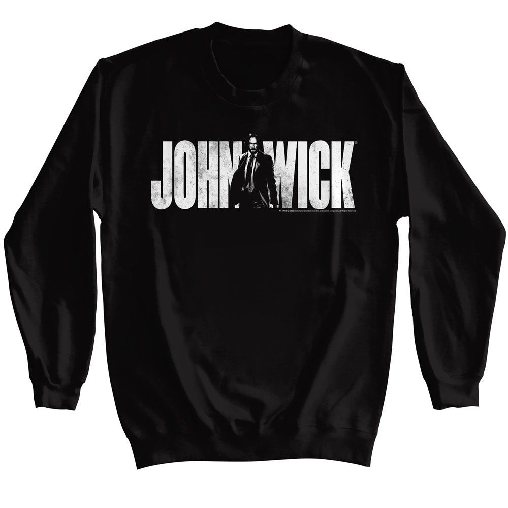 John Wick With Name Sweatshirt Front