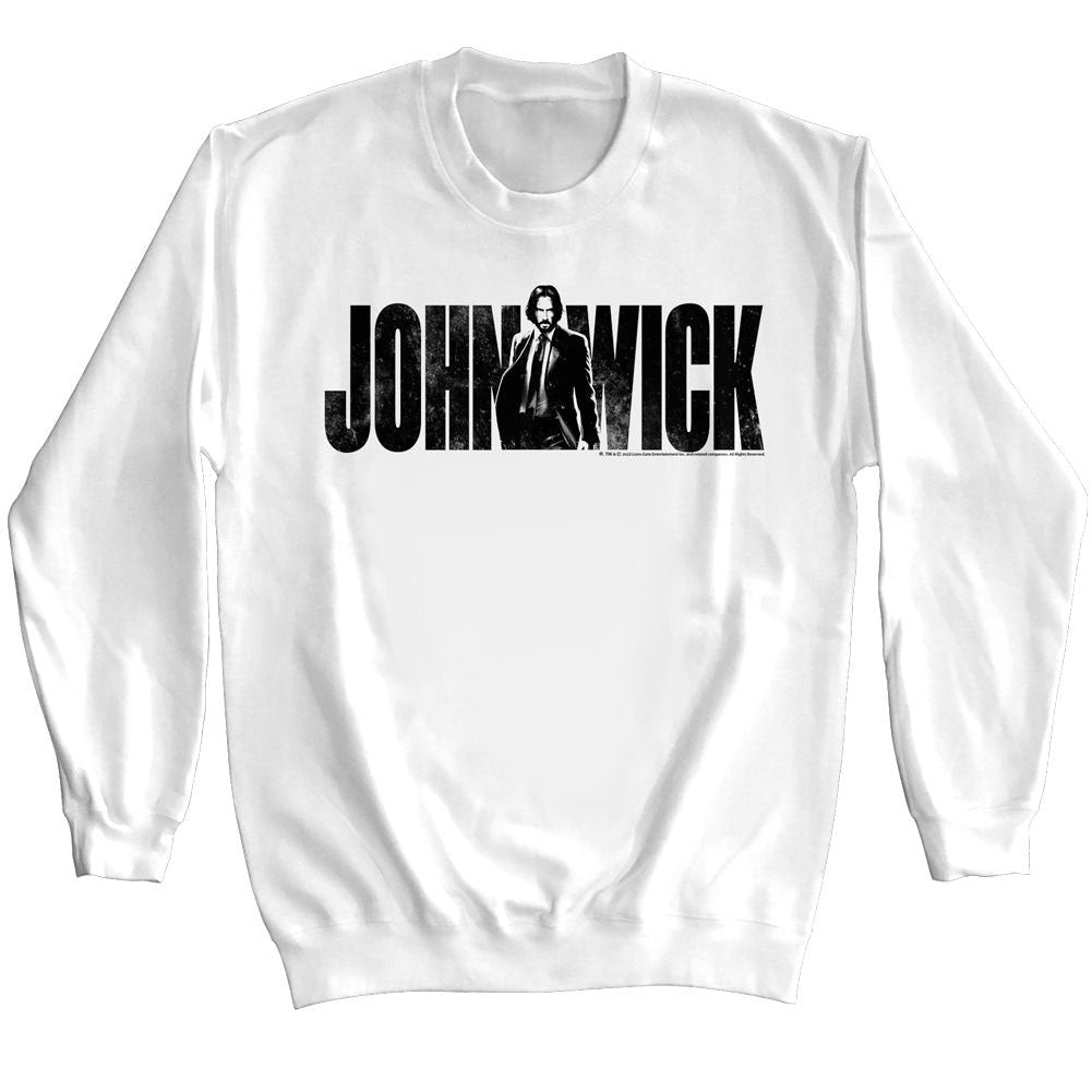 John Wick With Name Sweatshirt Front