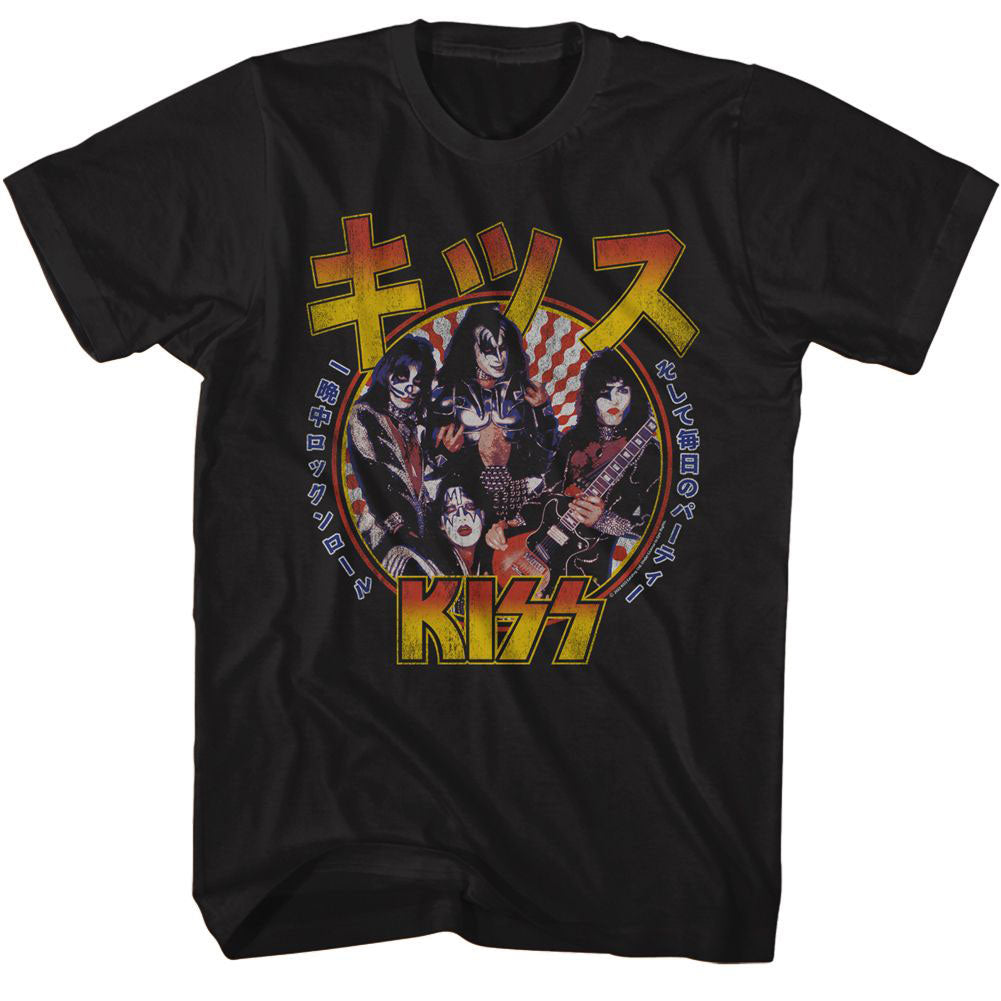 KISS Kiss-rr All Nit Japanese T-shirt Front