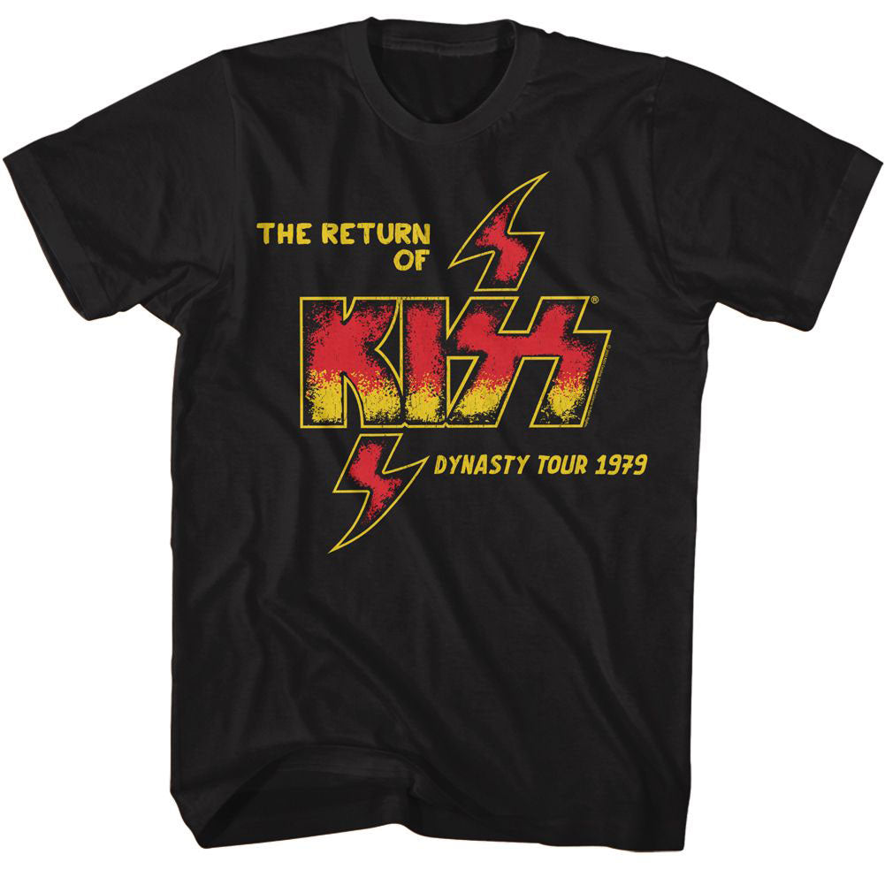 KISS Kiss-the Return Of Kiss 1979 T-shirt Front