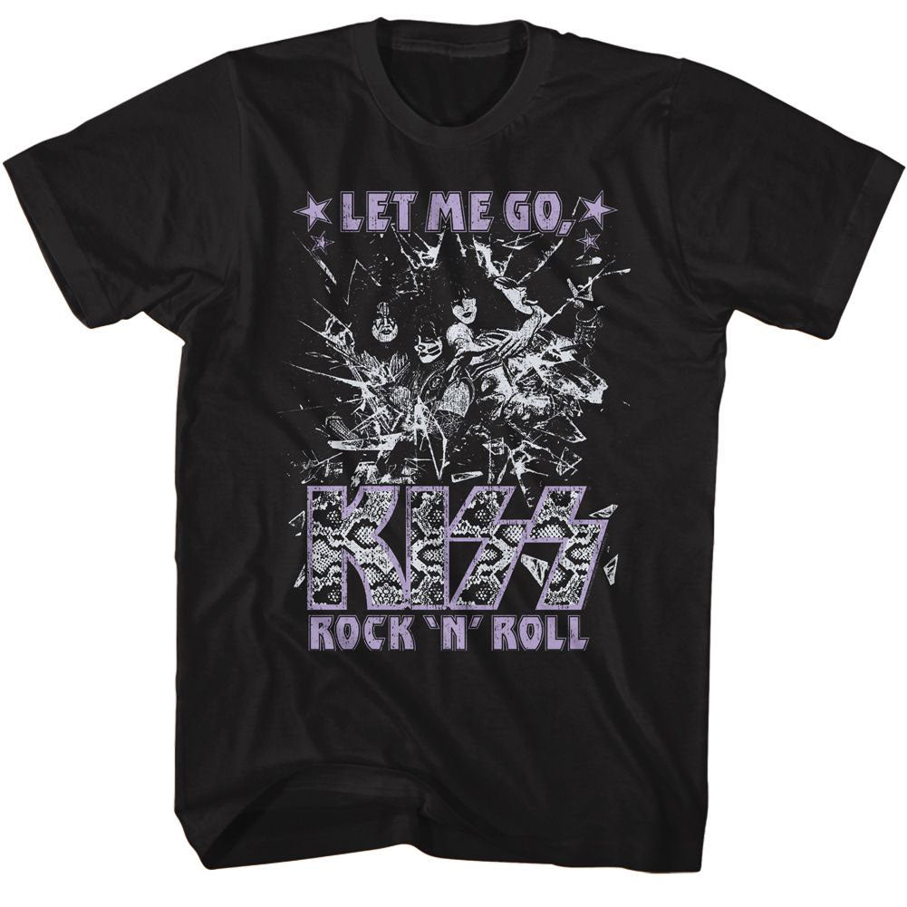 KISS Kiss-glass Breaking T-shirt Front