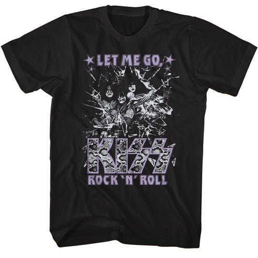 KISS Kiss-glass Breaking T-shirt Front