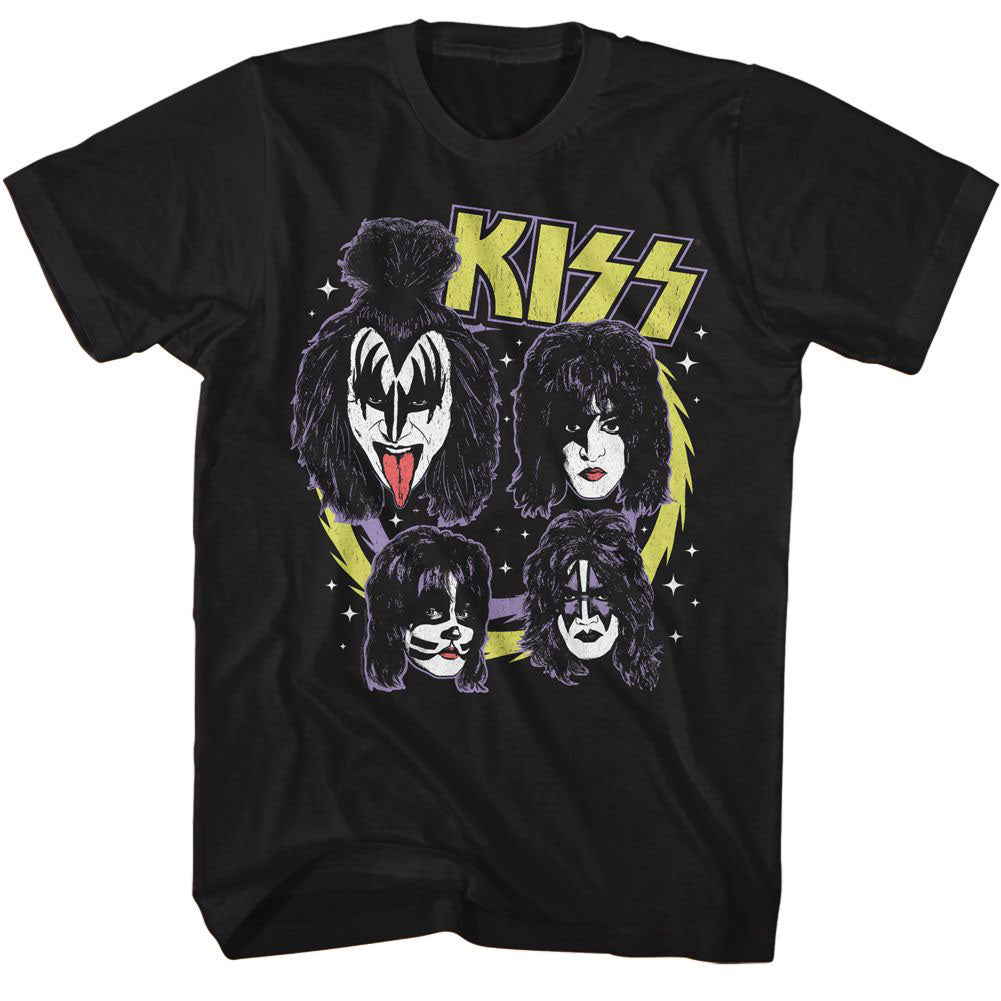 KISS Kiss Spike Circles T-shirt Front