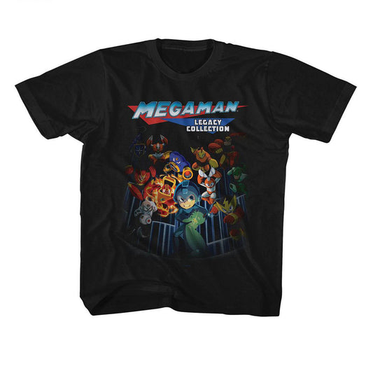 Mega Man Legacy Collection Youth T-shirt Front