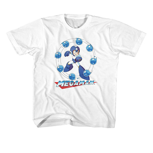 Mega Man Water Shield Youth T-shirt Front