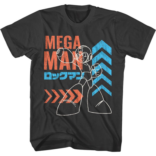 Mega Man Arrows T-shirt Front