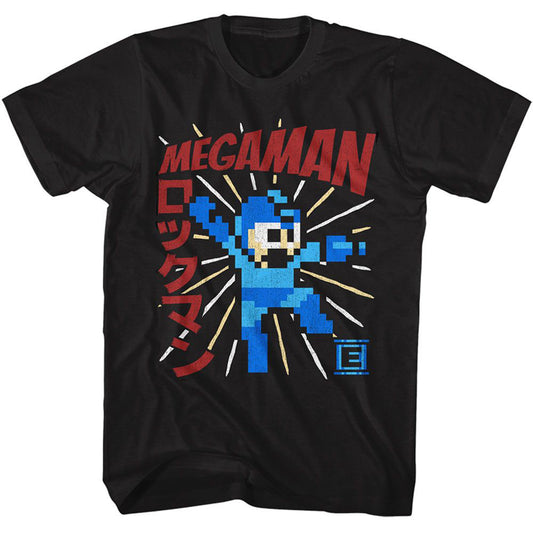 Mega Man Megaman Energy Booster T-shirt Front